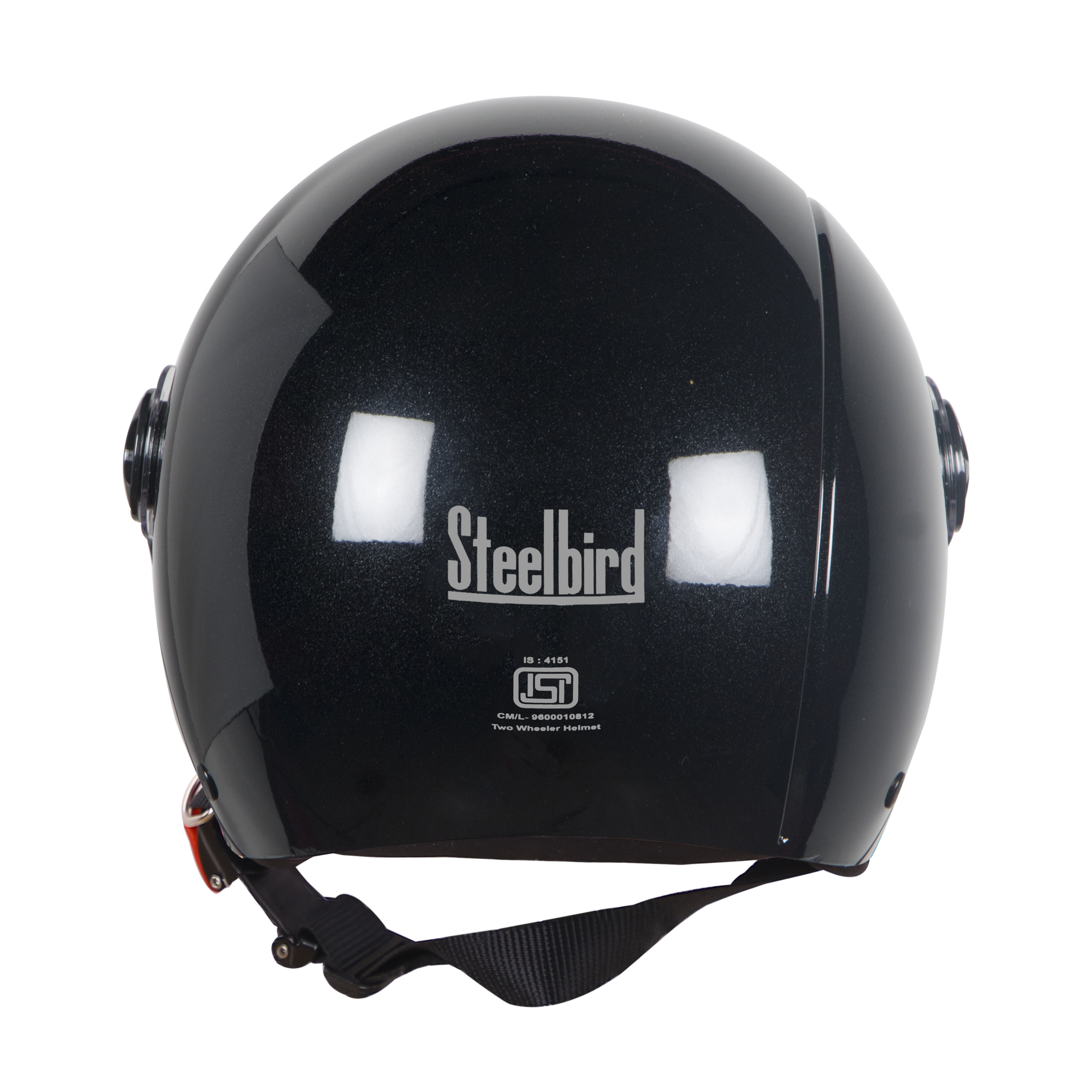 SBH-16 REX GLOSSY BLACK (FITTED WITH CLEAR VISOR AND SMOKE VISOR ONLY FOR ILLUSTRATION PURPOSE)